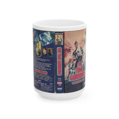 THE TIME GUARDIAN ORION HOME VIDEO (VHS COVER) - White Coffee Mug 15oz - Go Mug Yourself
