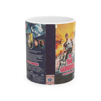 THE TIME GUARDIAN (VHS COVER) - White Coffee Mug 11oz - Go Mug Yourself