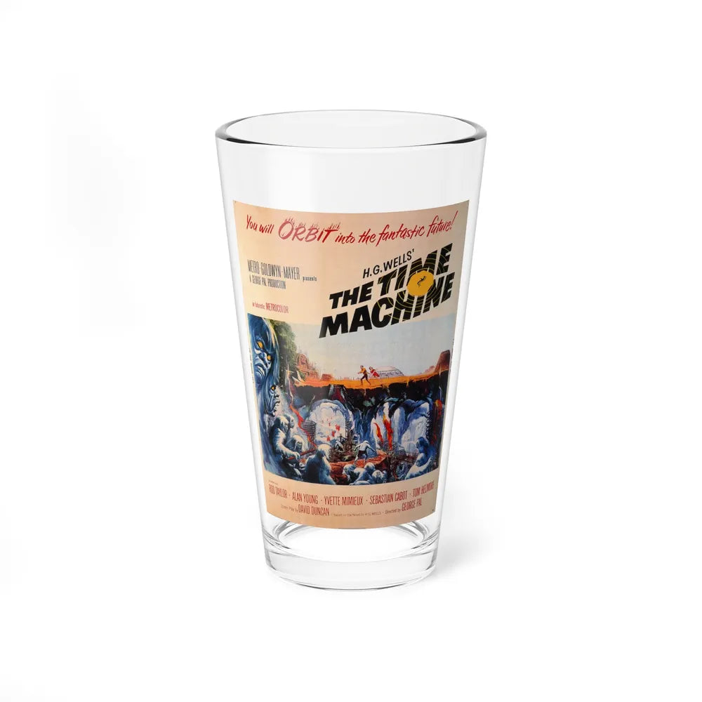 THE TIME MACHINE (2) 1960 Movie Poster - Pint Glass 16oz-16oz-Go Mug Yourself