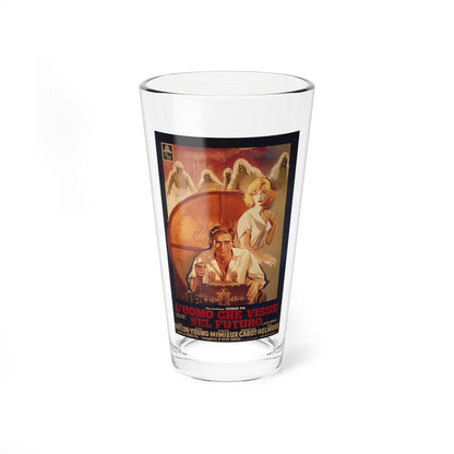 THE TIME MACHINE (ITALIAN) 1960 Movie Poster - Pint Glass 16oz-16oz-Go Mug Yourself