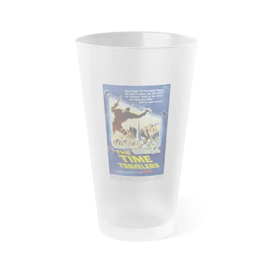 THE TIME TRAVELERS 1964 Movie Poster - Frosted Pint Glass 16oz 16oz Frosted - Go Mug Yourself