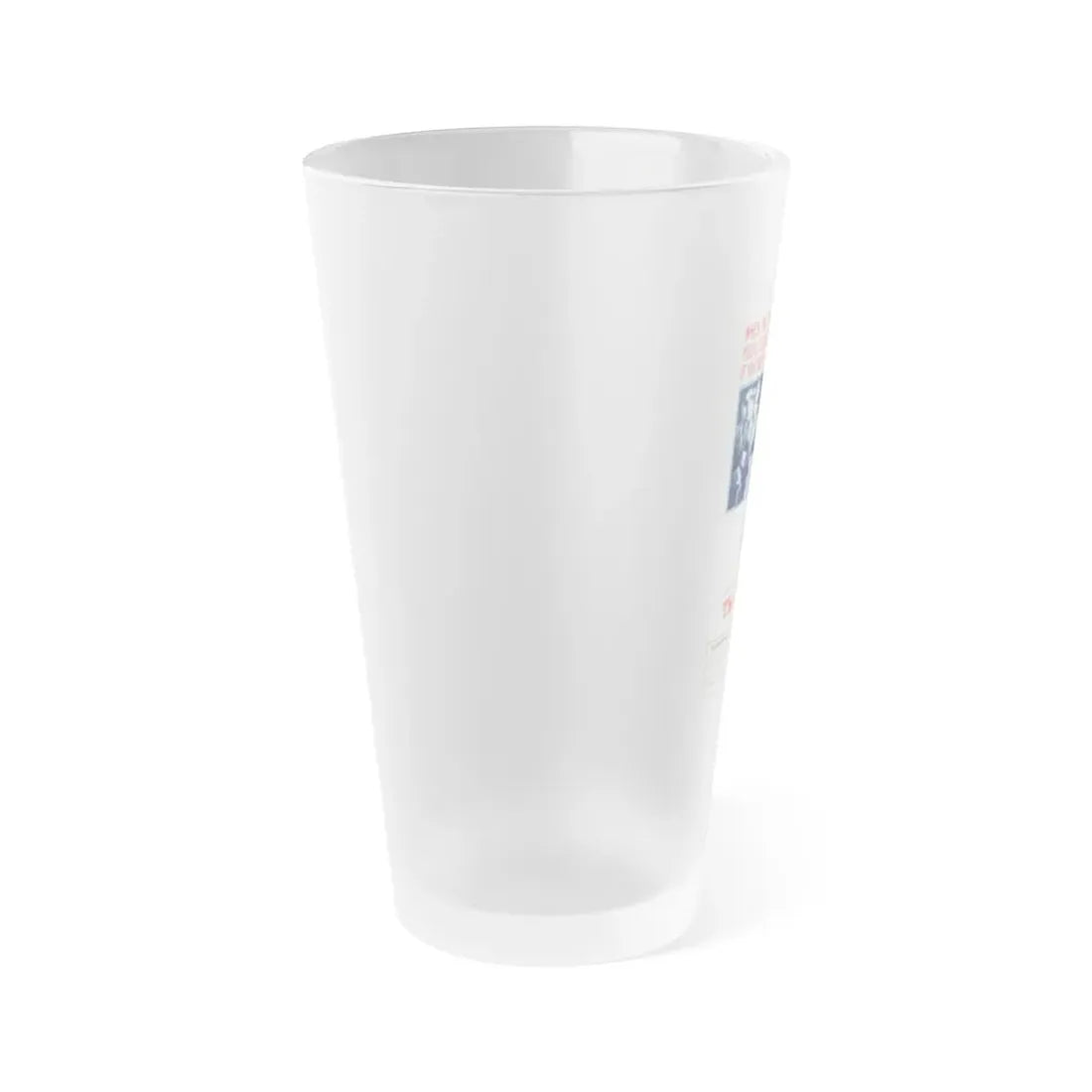 THE TINGLER 1959 Movie Poster - Frosted Pint Glass 16oz - Go Mug Yourself