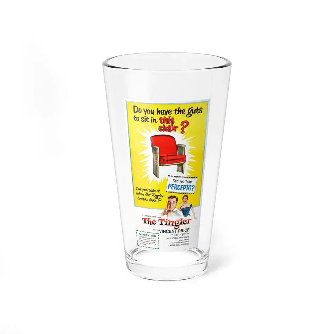 THE TINGLER (2) 1959 Movie Poster - Pint Glass 16oz 16oz - Go Mug Yourself
