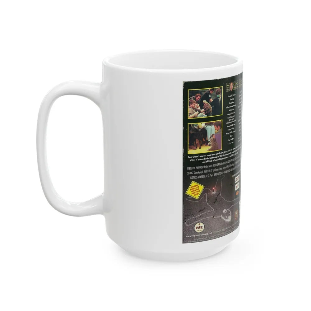 THE TOM GREEN SHOW ROAD KILL (VHS COVER) - White Coffee Mug-Go Mug Yourself