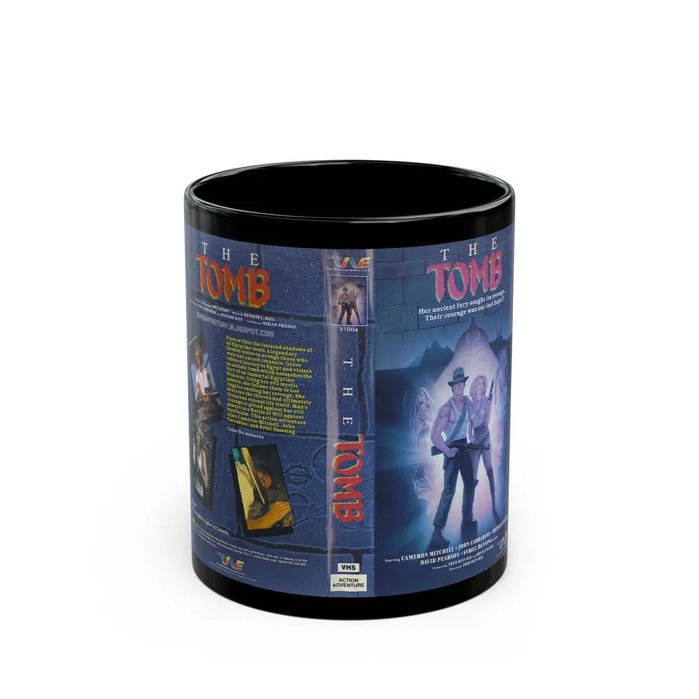 THE TOMB (VHS COVER) - Black Coffee Mug-11oz-Go Mug Yourself