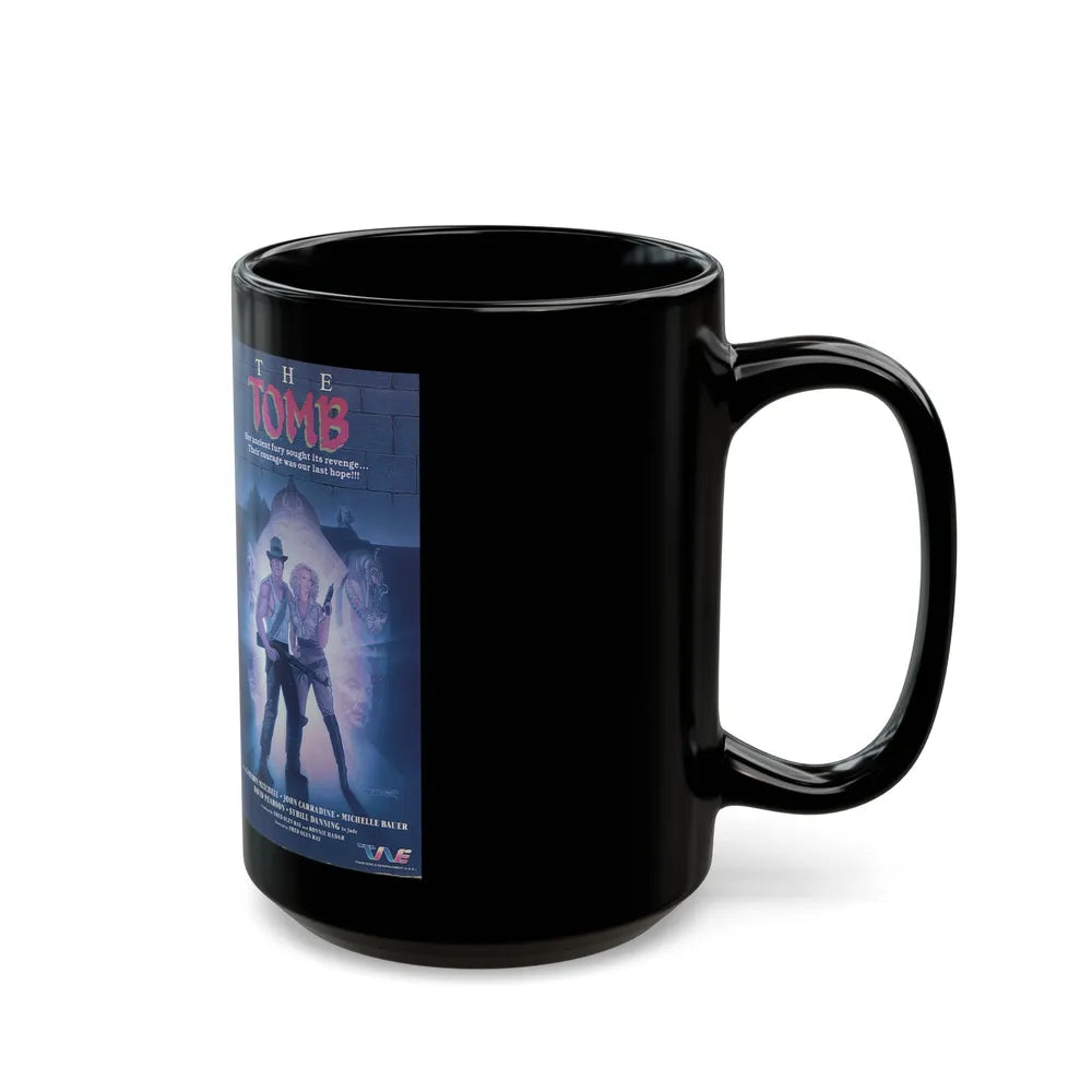 THE TOMB (VHS COVER) - Black Coffee Mug-Go Mug Yourself