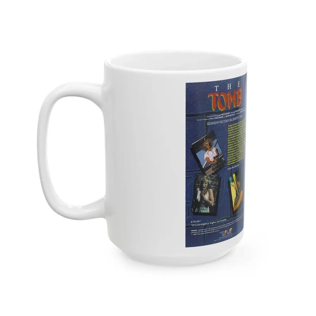 THE TOMB (VHS COVER) - White Coffee Mug - Go Mug Yourself