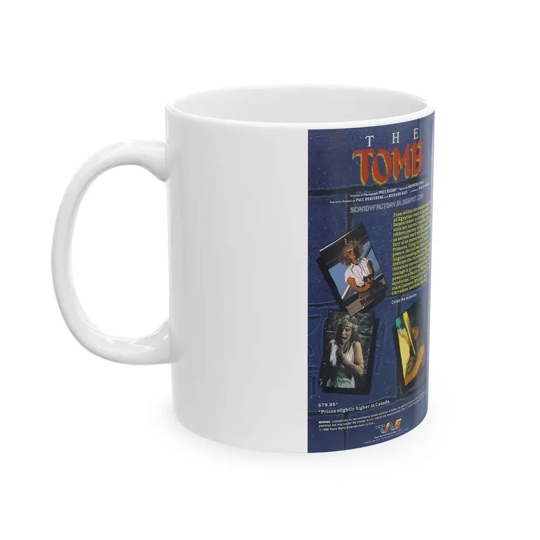 THE TOMB (VHS COVER) - White Coffee Mug - Go Mug Yourself