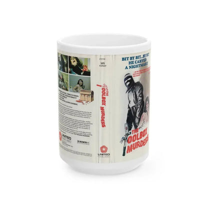 THE TOOLBOX MURDERS (VHS COVER) - White Coffee Mug 15oz - Go Mug Yourself