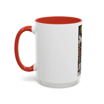The Tower (Tarot Card) Accent Coffee Mug - Go Mug Yourself