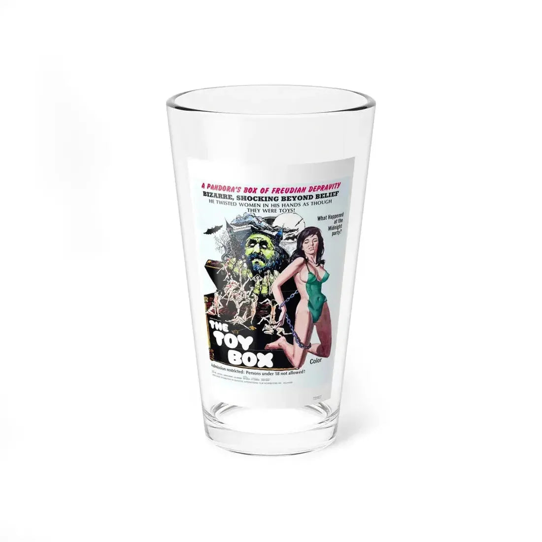 THE TOY BOX 1971 Movie Poster - Pint Glass 16oz - Go Mug Yourself