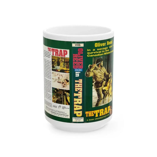 THE TRAP (VHS COVER) - White Coffee Mug 15oz - Go Mug Yourself