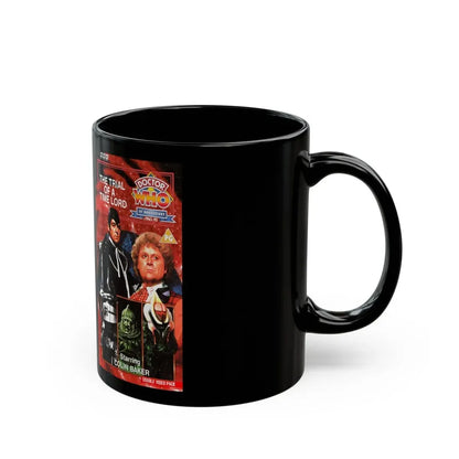 THE TRIAL OF THE TIME LORD (VHS COVER) - Black Coffee Mug - Go Mug Yourself