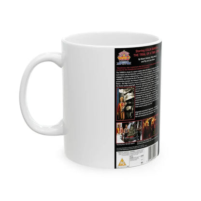 THE TRIAL OF THE TIME LORD (VHS COVER) - White Coffee Mug - Go Mug Yourself