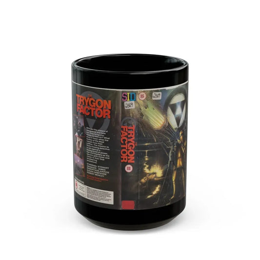 THE TRYGON FACTOR (VHS COVER) - Black Coffee Mug 15oz - Go Mug Yourself