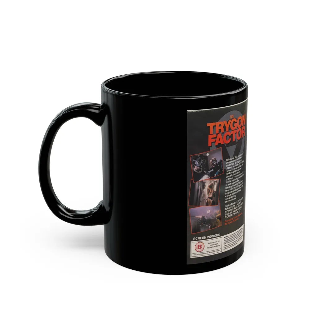 THE TRYGON FACTOR (VHS COVER) - Black Coffee Mug-Go Mug Yourself