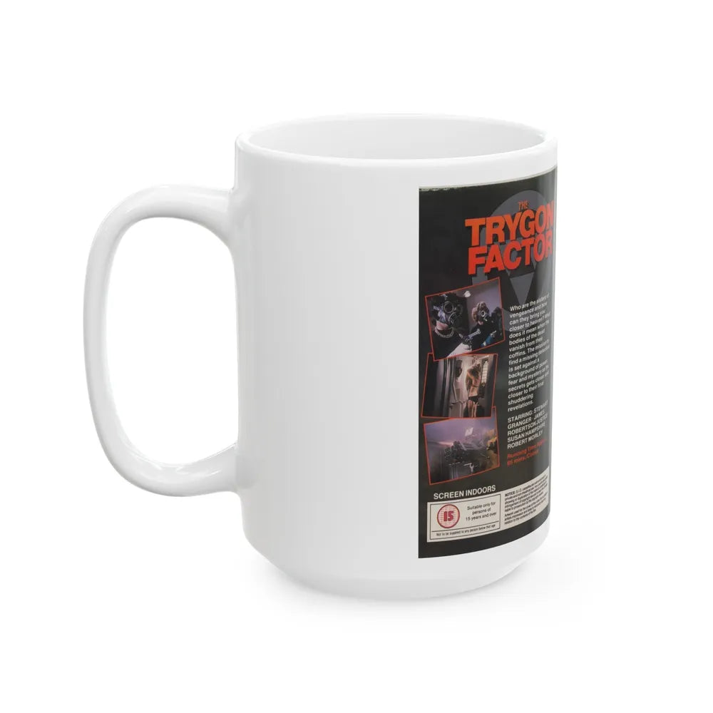 THE TRYGON FACTOR (VHS COVER) - White Coffee Mug-Go Mug Yourself