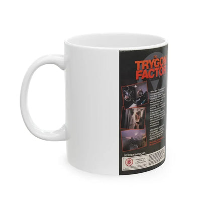 THE TRYGON FACTOR (VHS COVER) - White Coffee Mug - Go Mug Yourself