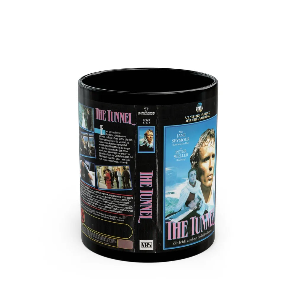 THE TUNNEL (VHS COVER) - Black Coffee Mug-11oz-Go Mug Yourself