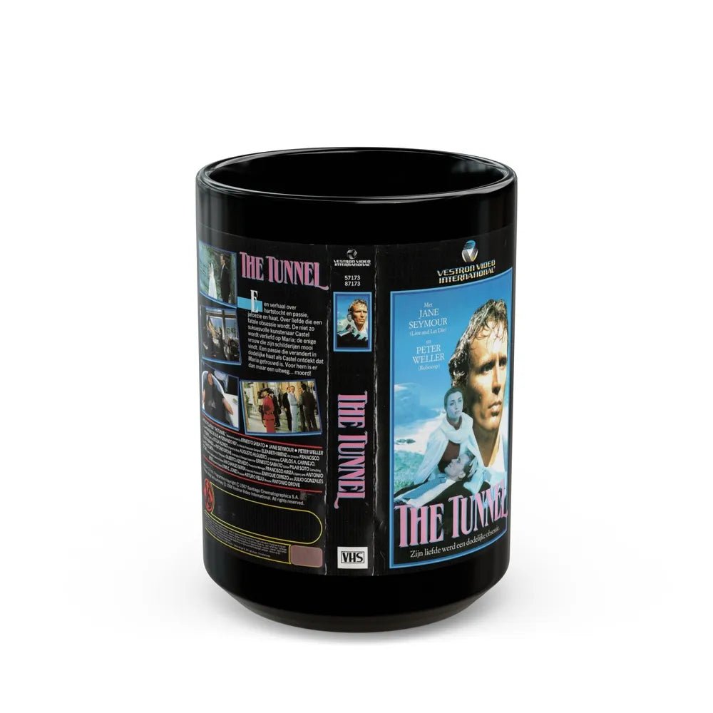 THE TUNNEL (VHS COVER) - Black Coffee Mug-15oz-Go Mug Yourself