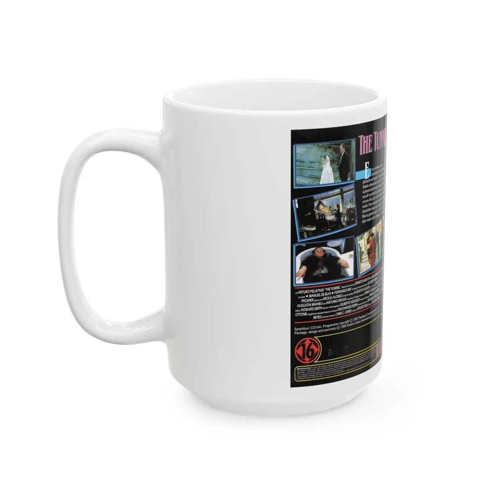 THE TUNNEL (VHS COVER) - White Coffee Mug-Go Mug Yourself