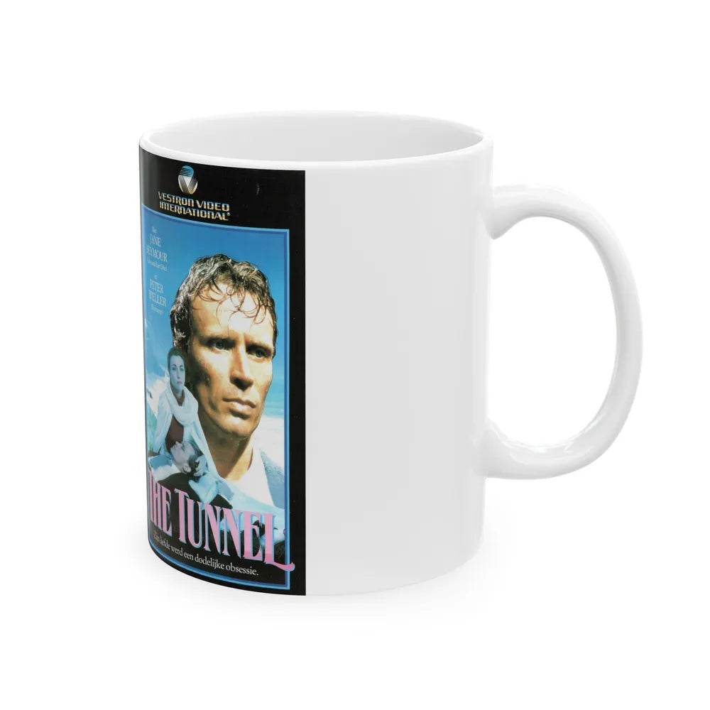 THE TUNNEL (VHS COVER) - White Coffee Mug-Go Mug Yourself