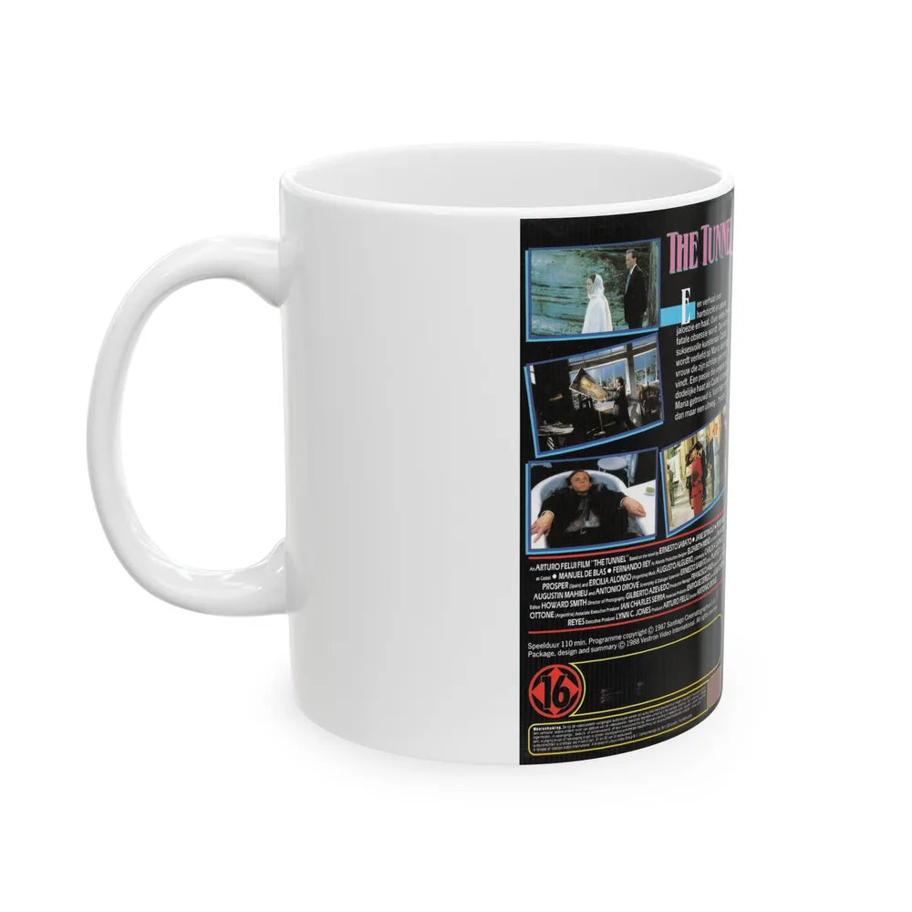 THE TUNNEL (VHS COVER) - White Coffee Mug-Go Mug Yourself