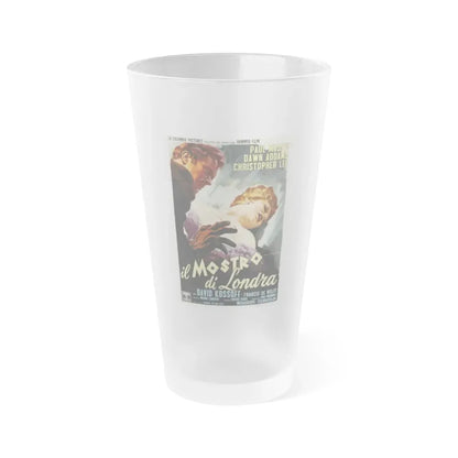 THE TWO FACES OF DR. JEKYLL 1960 Movie Poster - Frosted Pint Glass 16oz 16oz Frosted - Go Mug Yourself