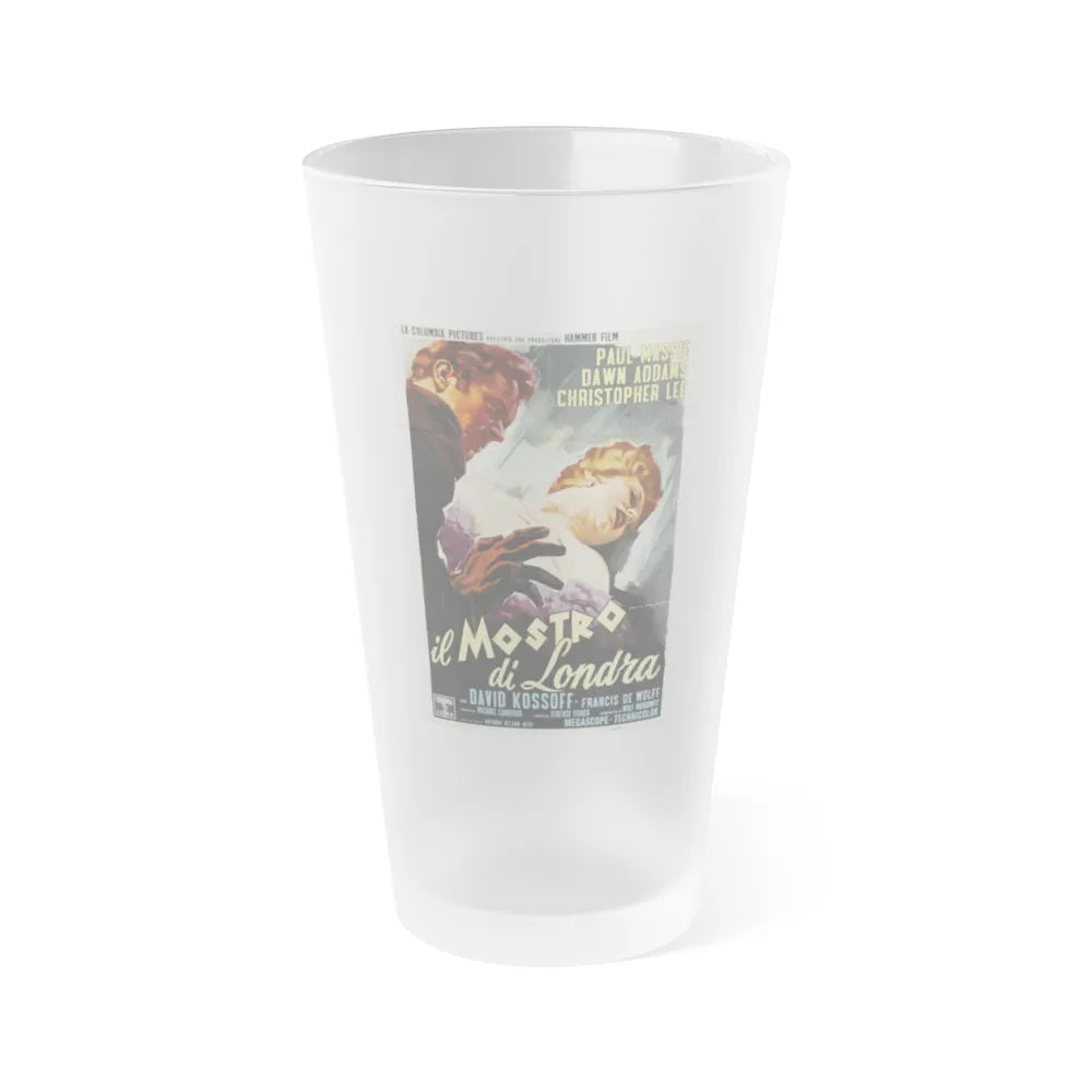 THE TWO FACES OF DR. JEKYLL 1960 Movie Poster - Frosted Pint Glass 16oz-16oz-Frosted-Go Mug Yourself