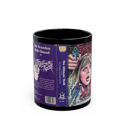 THE ULTIMATE THRILL (VHS COVER) - Black Coffee Mug-11oz-Go Mug Yourself