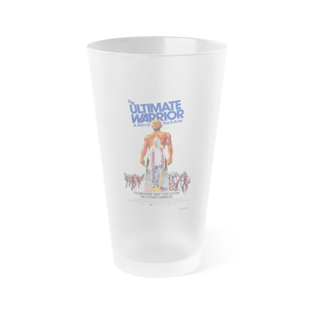 THE ULTIMATE WARRIOR 1975 Movie Poster - Frosted Pint Glass 16oz-16oz-Frosted-Go Mug Yourself