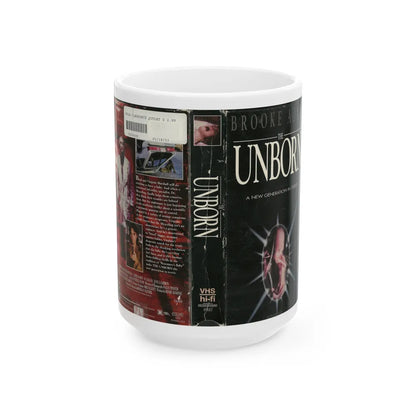 THE UNBORN (VHS COVER) - White Coffee Mug-15oz-Go Mug Yourself