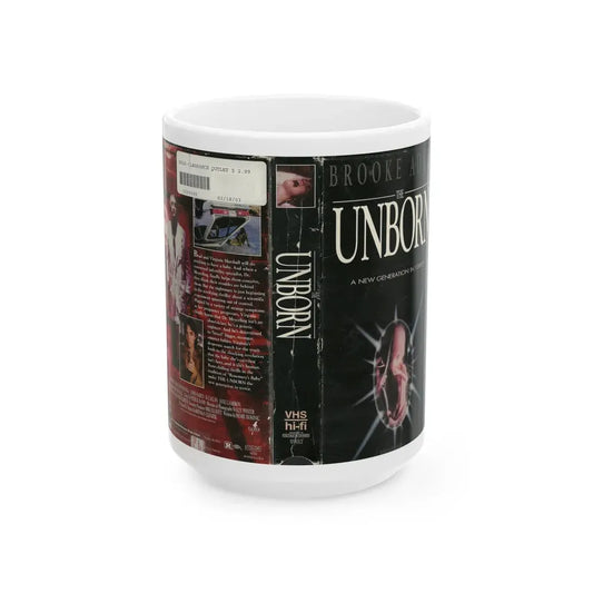 THE UNBORN (VHS COVER) - White Coffee Mug 15oz - Go Mug Yourself