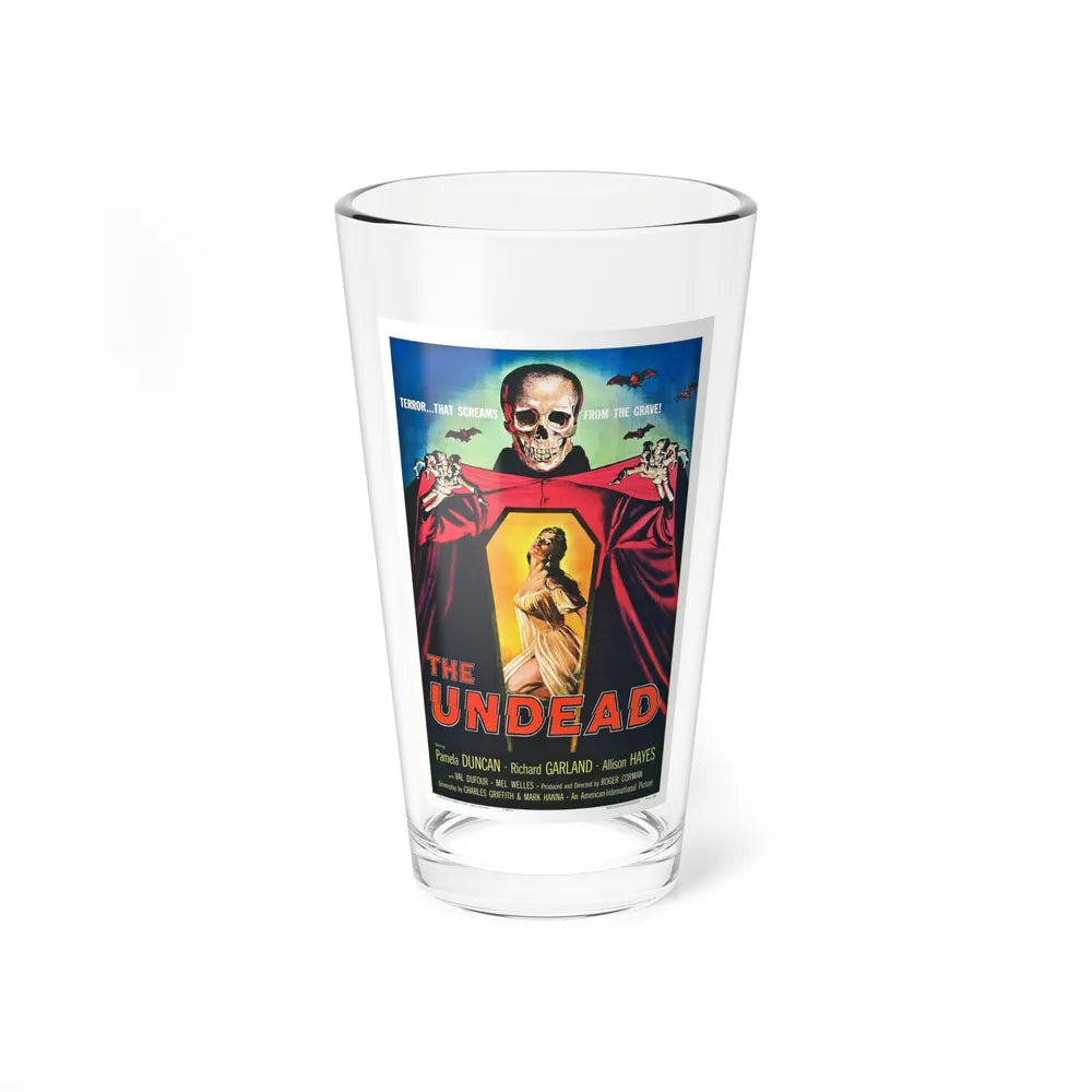 THE UNDEAD 1957 Movie Poster - Pint Glass 16oz-16oz-Go Mug Yourself