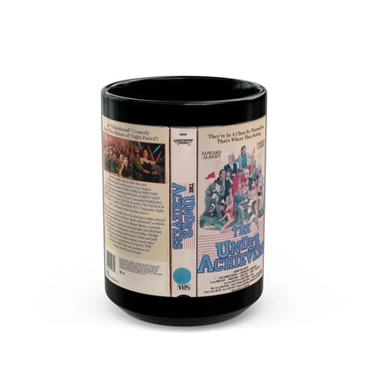 THE UNDER ACHIEVERS (VHS COVER) - Black Coffee Mug 15oz - Go Mug Yourself