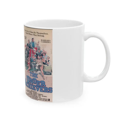 THE UNDER ACHIEVERS (VHS COVER) - White Coffee Mug - Go Mug Yourself