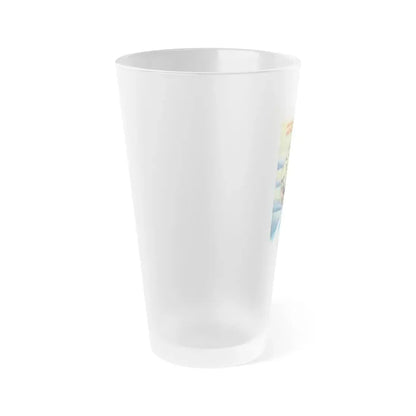 THE UNDERWATER CITY 1962 Movie Poster - Frosted Pint Glass 16oz - Go Mug Yourself