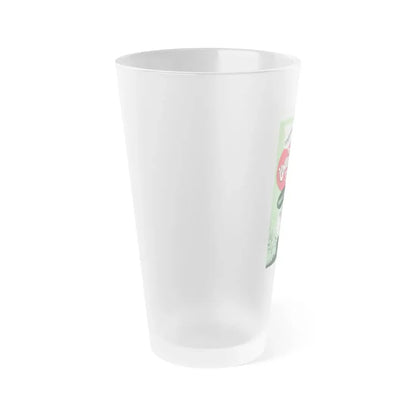 THE UNDERWATER CITY (2) 1962 Movie Poster - Frosted Pint Glass 16oz - Go Mug Yourself