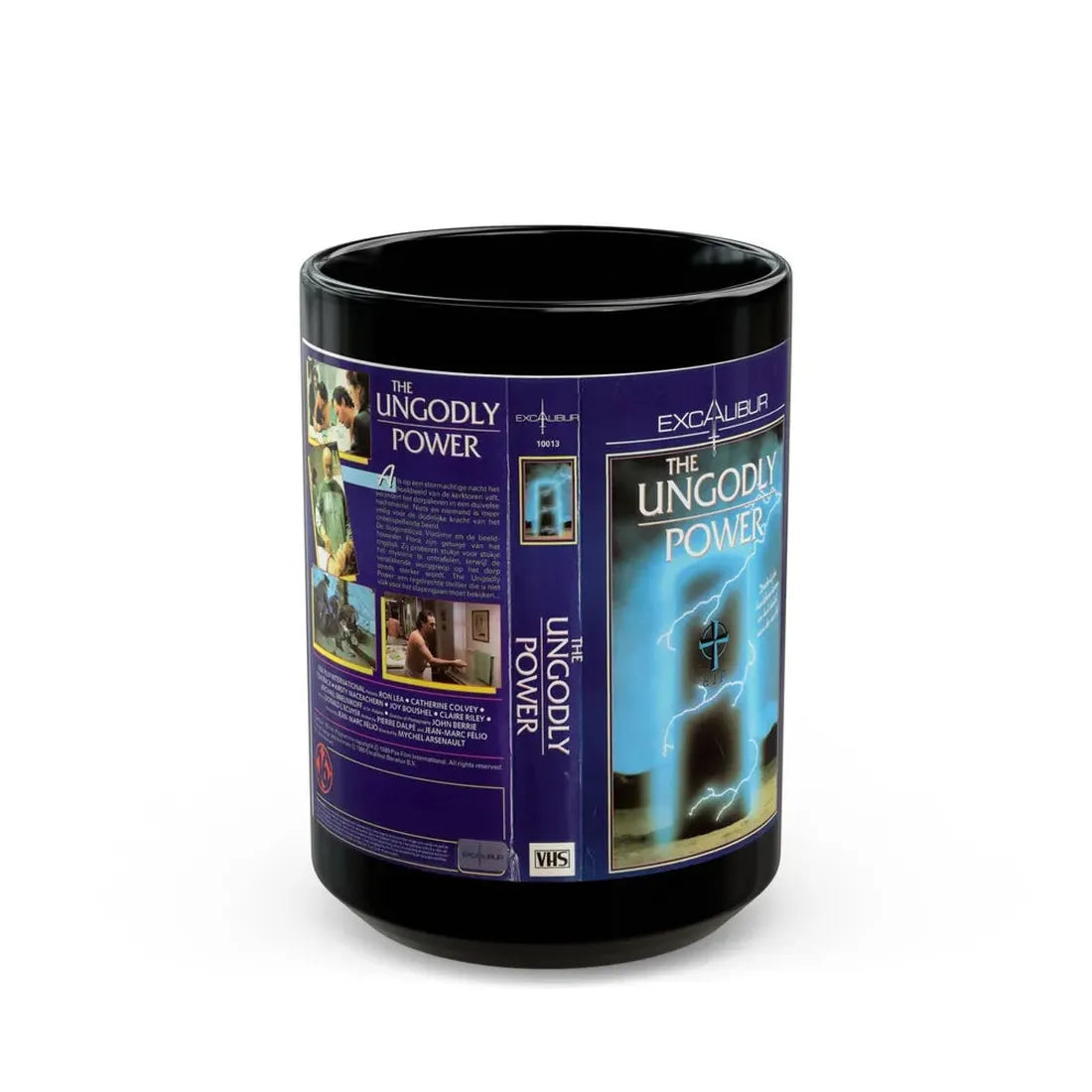 THE UNGODLY POWER (VHS COVER) - Black Coffee Mug 15oz - Go Mug Yourself