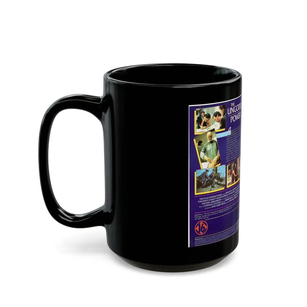 THE UNGODLY POWER (VHS COVER) - Black Coffee Mug-Go Mug Yourself