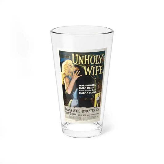 THE UNHOLY WIFE 1957 Movie Poster - Pint Glass 16oz 16oz - Go Mug Yourself