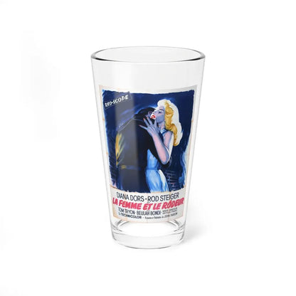 THE UNHOLY WIFE (FRENCH) 1957 Movie Poster - Pint Glass 16oz 16oz - Go Mug Yourself