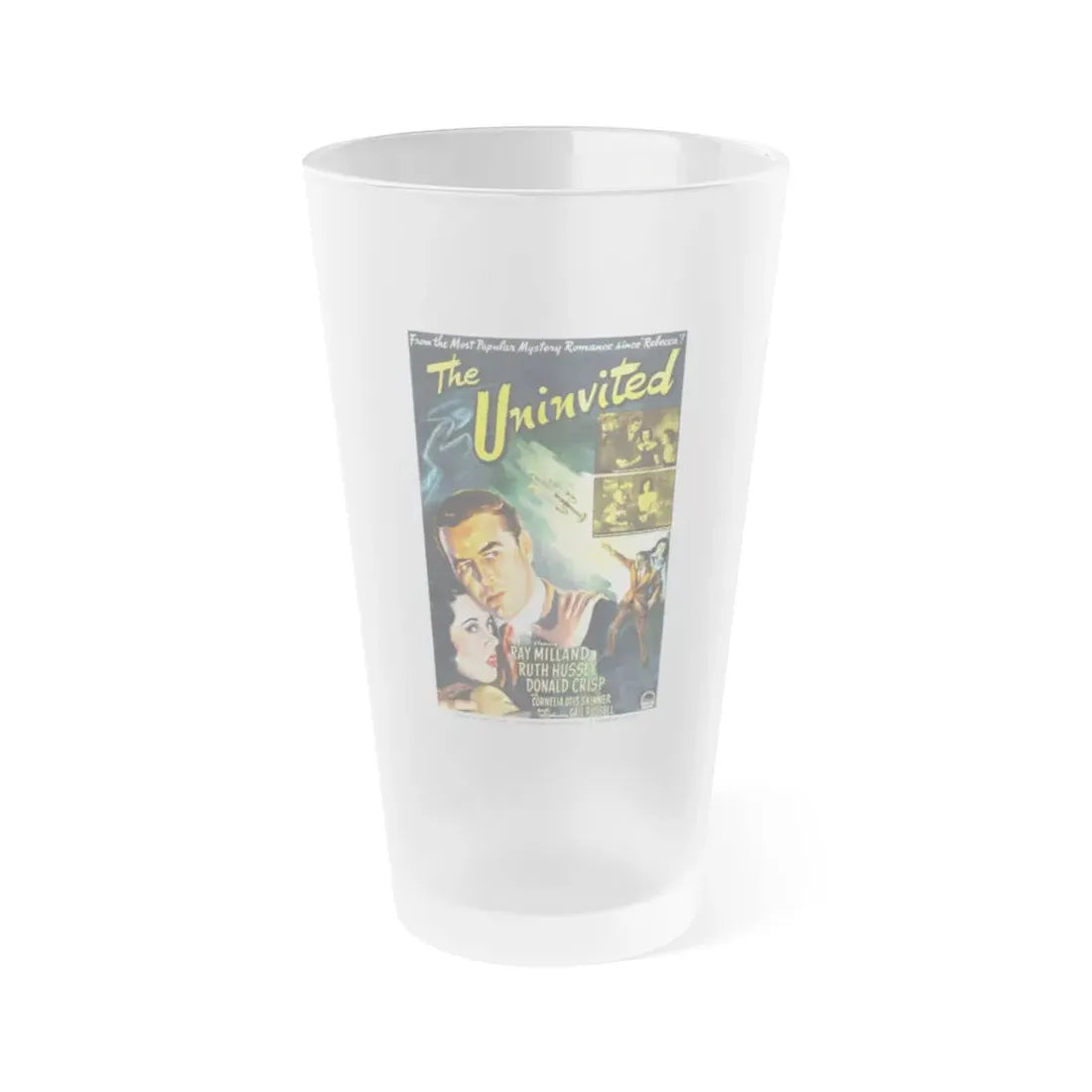 THE UNINVITED 1944 Movie Poster - Frosted Pint Glass 16oz 16oz Frosted - Go Mug Yourself
