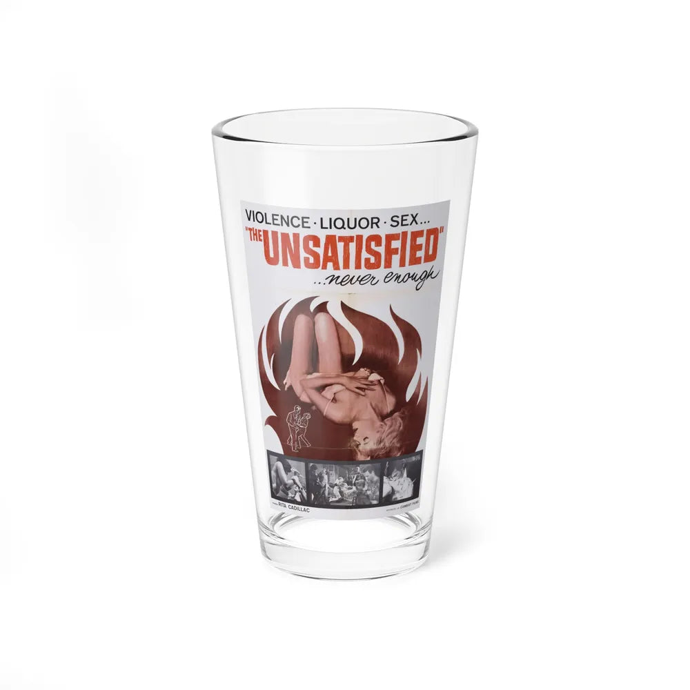 THE UNSATISFIED 1961 Movie Poster - Pint Glass 16oz-16oz-Go Mug Yourself