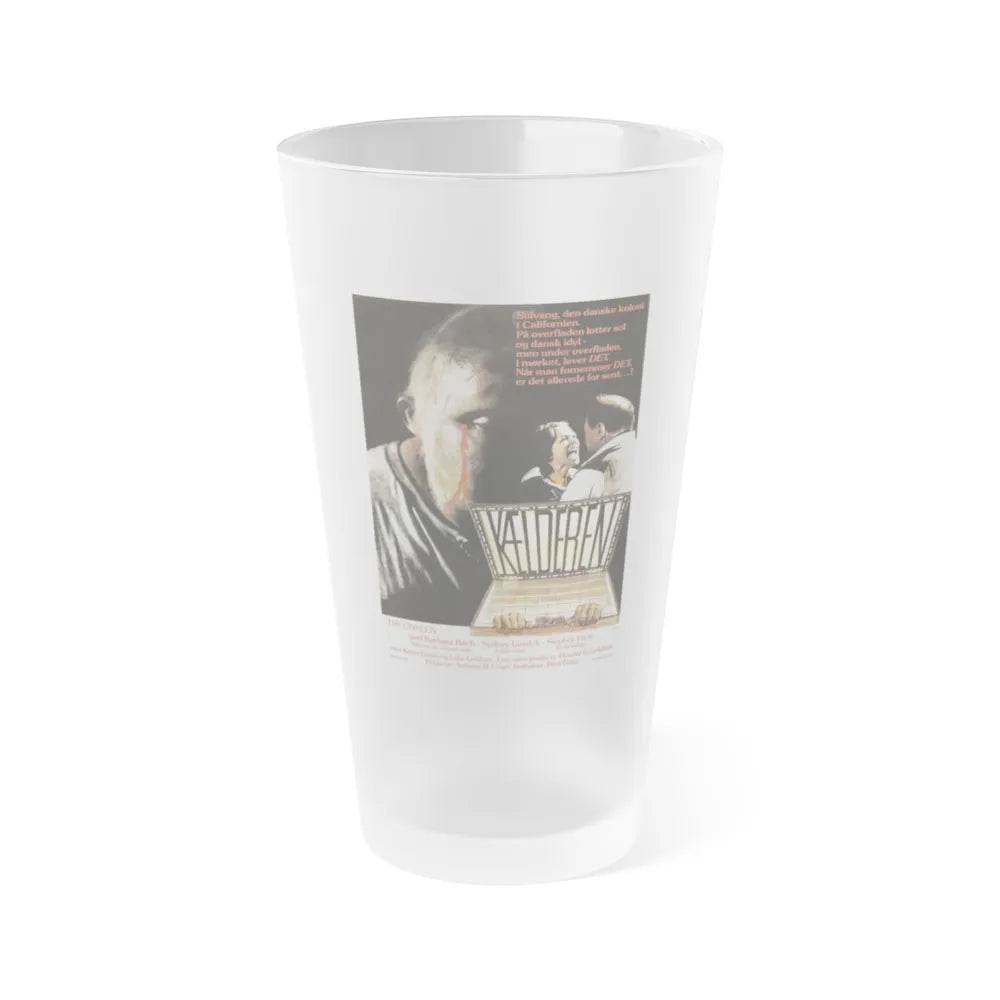 THE UNSEEN (DANISH) 1980 Movie Poster - Frosted Pint Glass 16oz-16oz-Frosted-Go Mug Yourself