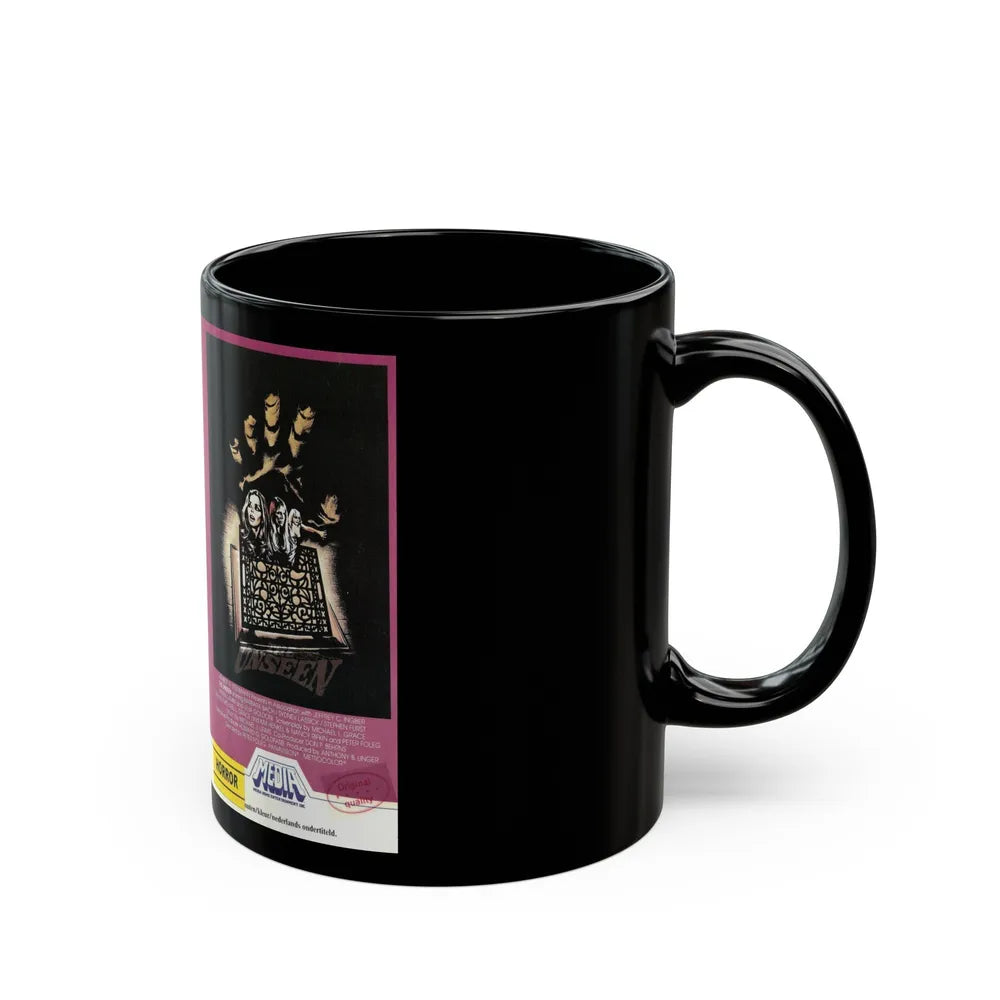 THE UNSEEN (VHS COVER) - Black Coffee Mug-Go Mug Yourself