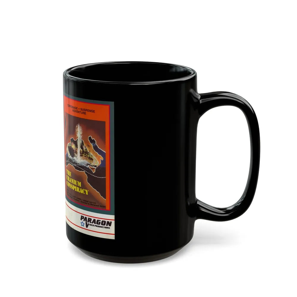 THE URANIUM CONSPIRACY (VHS COVER) - Black Coffee Mug-Go Mug Yourself