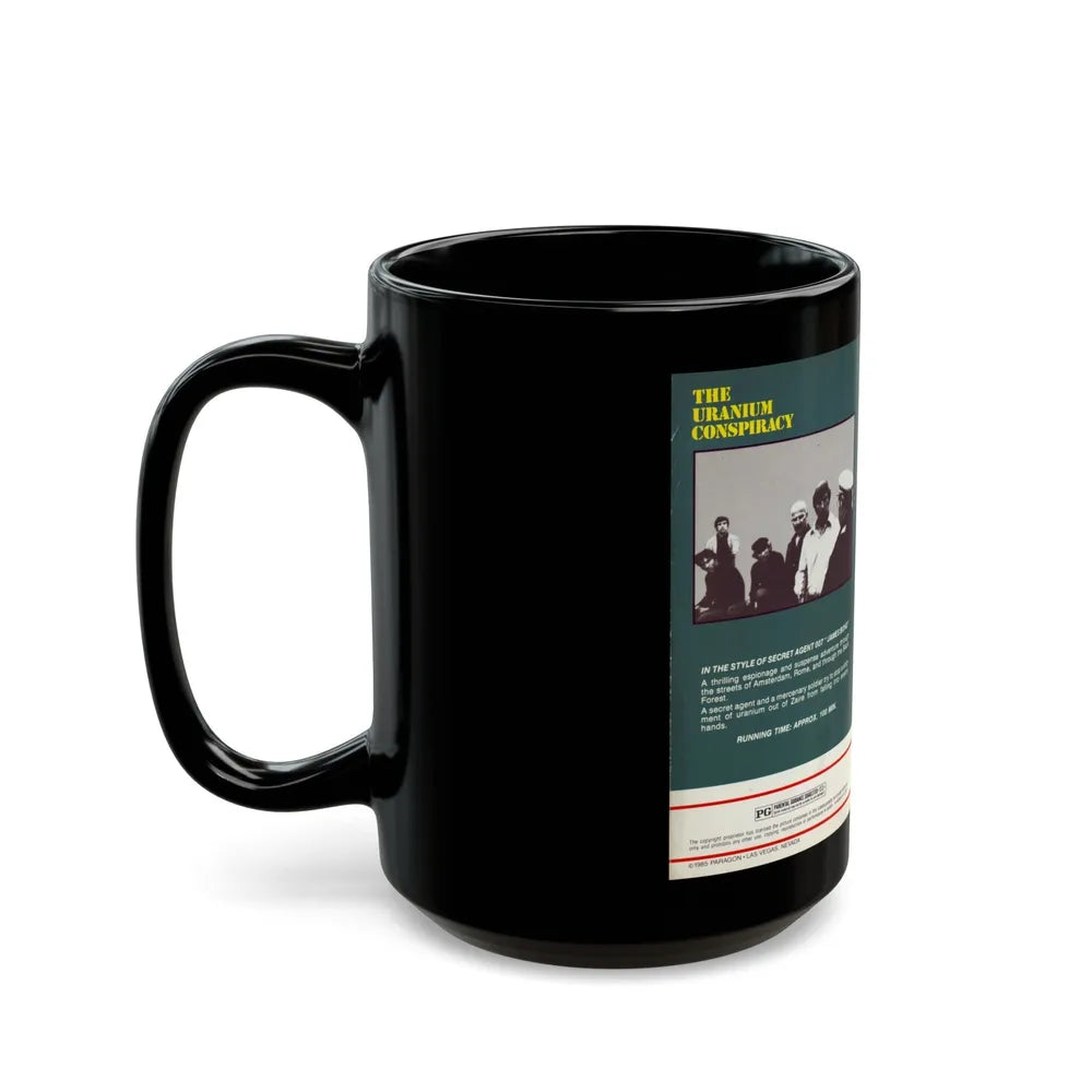 THE URANIUM CONSPIRACY (VHS COVER) - Black Coffee Mug-Go Mug Yourself