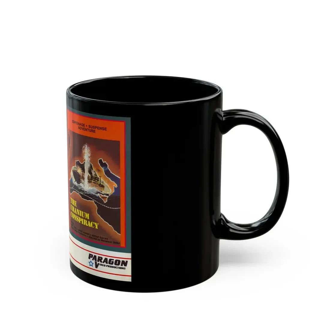 THE URANIUM CONSPIRACY (VHS COVER) - Black Coffee Mug - Go Mug Yourself