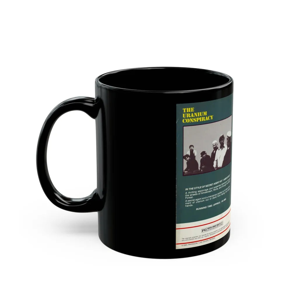 THE URANIUM CONSPIRACY (VHS COVER) - Black Coffee Mug-Go Mug Yourself